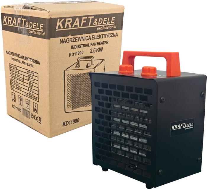 Incalzitor electric aeroterma 2.5kw 2500w 3 viteze monofazic monofazat (KD11990) [15]