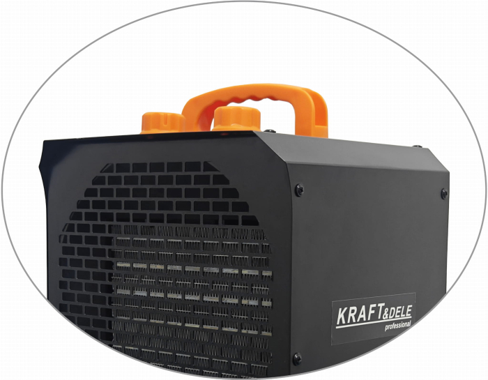 Incalzitor electric aeroterma 5.5kw 5500w 3 viteze trifazic trifazat (KD11992) [9]