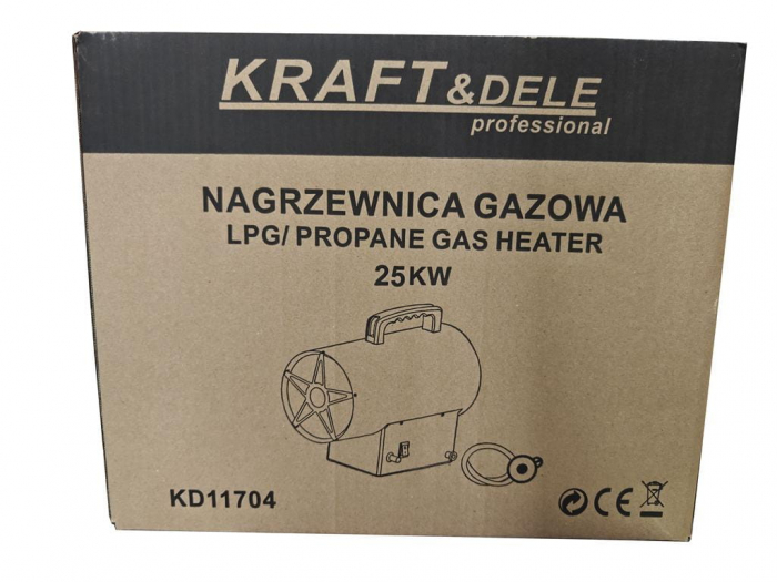 Incalzitor incalzitor industrial pe gaz tun aer cald caldura 25kW (KD11704) [17]