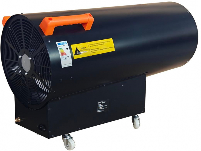 Incalzitor industrial pe gaz tun aer cald caldura 100kW + Termostat + Reductor (KD11707) [14]