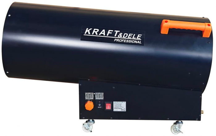 Incalzitor industrial pe gaz tun aer cald caldura 100kW + Termostat + Reductor (KD11707) [5]