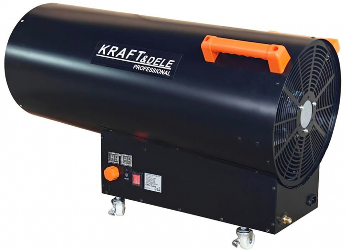 Incalzitor industrial pe gaz tun aer cald caldura 100kW + Termostat + Reductor (KD11707) [9]