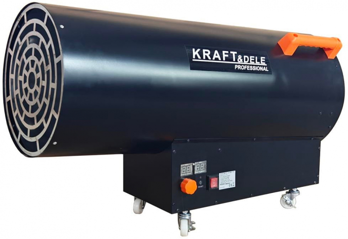 Incalzitor industrial pe gaz tun aer cald caldura 100kW + Termostat + Reductor (KD11707) [10]