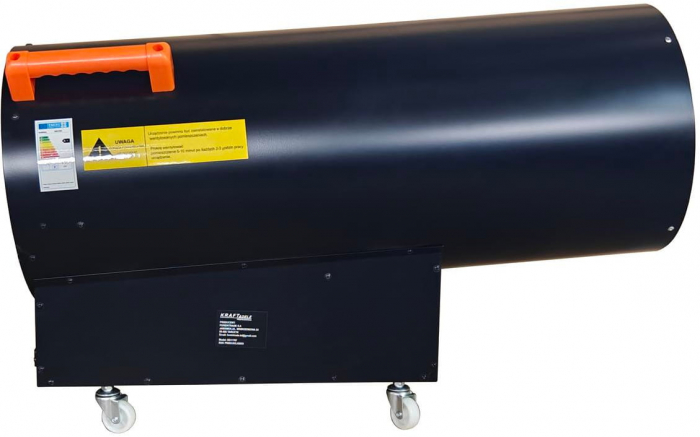 Incalzitor industrial pe gaz tun aer cald caldura 100kW + Termostat + Reductor (KD11707) [15]
