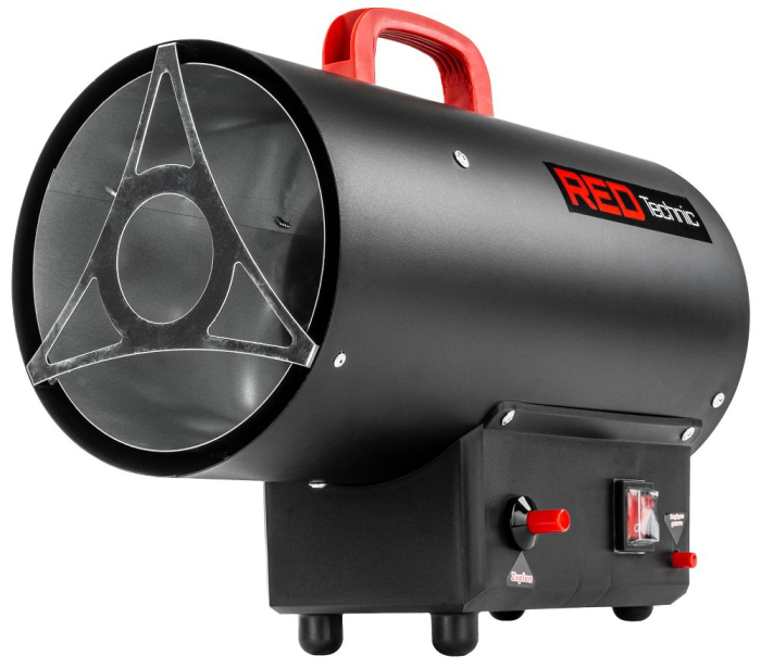 Incalzitor industrial pe gaz tun aer cald caldura 25kW + Reductor (RTNGG0119) [1]
