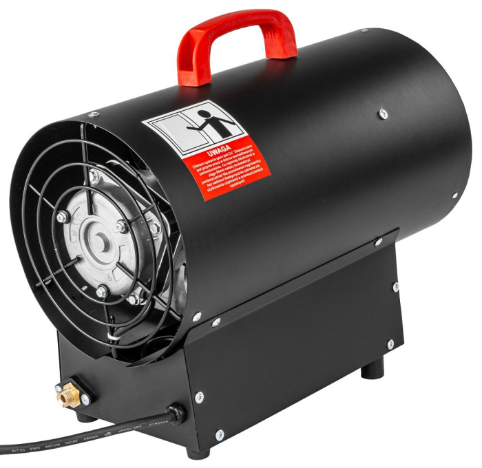 Incalzitor industrial pe gaz tun aer cald caldura 25kW + Termostat + Reductor (RTNGG0120) [3]