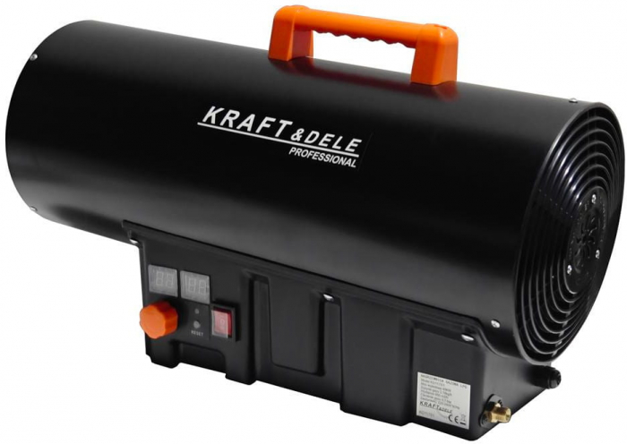 Incalzitor industrial pe gaz tun aer cald caldura 40kW + Termostat + Reductor (KD11701) [14]