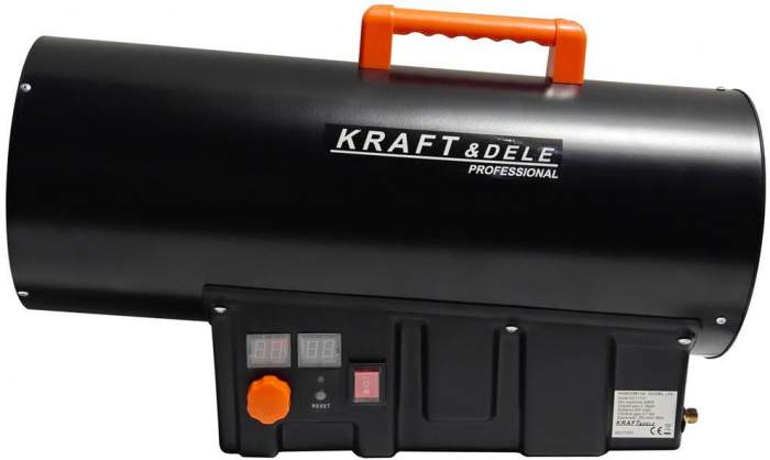 Incalzitor industrial pe gaz tun aer cald caldura 40kW + Termostat + Reductor (KD11701) [13]
