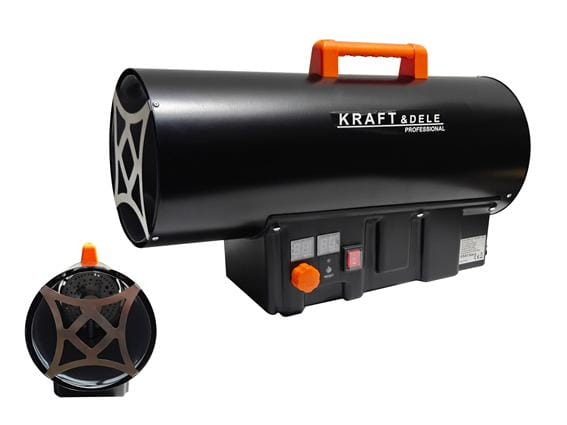 Incalzitor industrial pe gaz tun aer cald caldura 40kW + Termostat + Reductor (KD11701) [16]