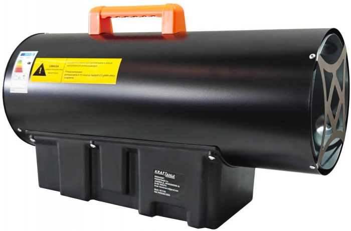 Incalzitor industrial pe gaz tun aer cald caldura 45kW + Termostat + Reductor (KD11706) [5]