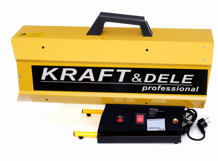 Incalzitor industrial pe gaz tun aer cald caldura 60kW + Reductor (KD11736) [8]