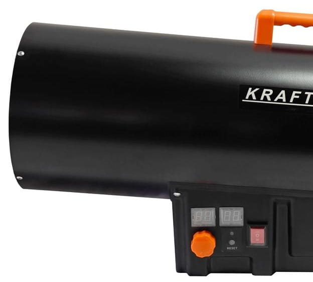 Incalzitor industrial pe gaz tun aer cald caldura 60kW + Termostat + Reductor (KD11702) [4]