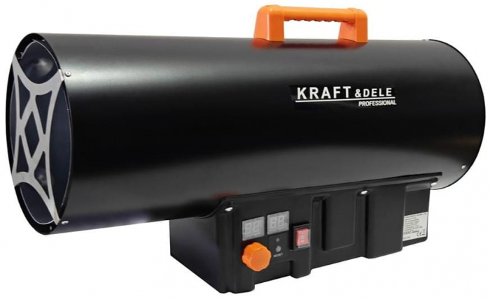Incalzitor industrial pe gaz tun aer cald caldura 60kW + Termostat + Reductor (KD11702) [17]