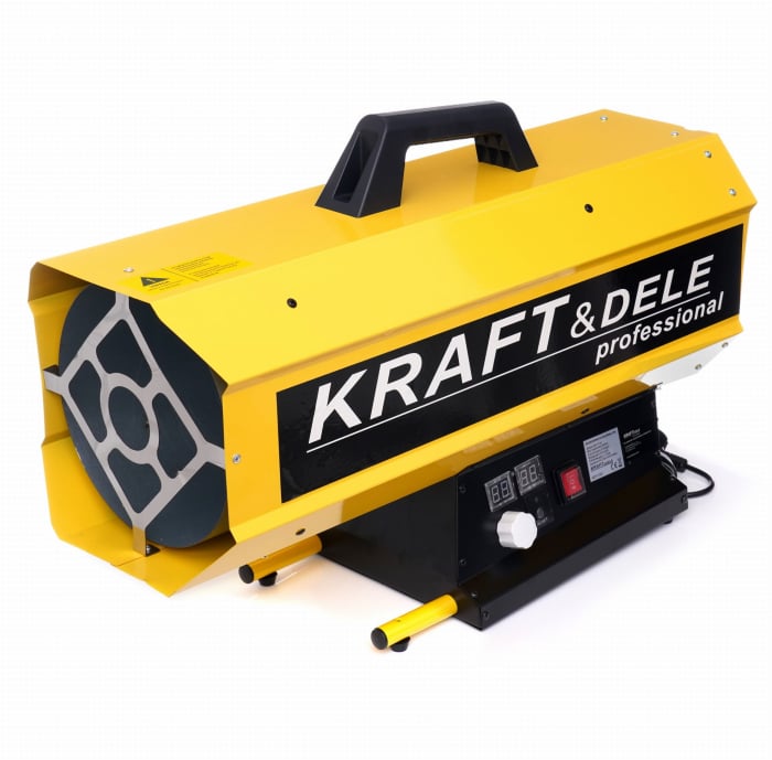 Incalzitor industrial pe gaz tun aer cald caldura 60kW + Termostat + Reductor (KD11733) [9]