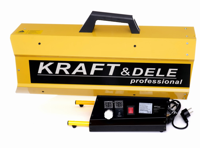 Incalzitor industrial pe gaz tun aer cald caldura 60kW + Termostat + Reductor (KD11733) [8]