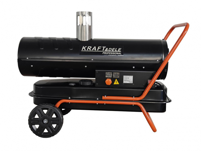 Incalzitor industrial pe ulei motorina tun aer cald caldura 30kW + Termostat (KD11715) [7]