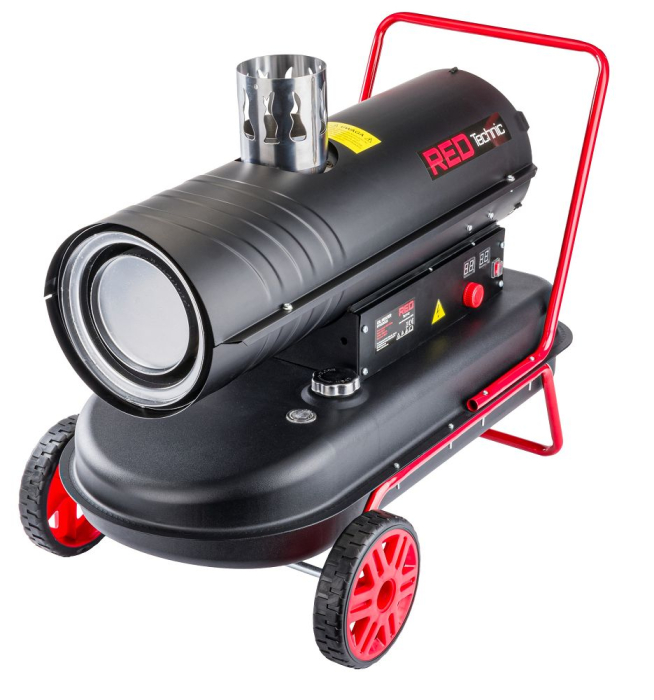 Incalzitor industrial pe ulei motorina tun aer cald caldura 30kW + Termostat (RTNGO0122) [1]
