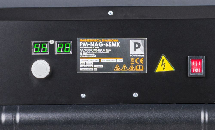 Incalzitor industrial pe ulei motorina tun aer cald caldura 65kW + Termostat PM1143 (PM-NAG-65MK) [11]
