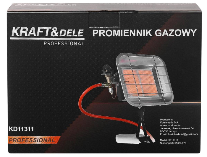 Incalzitor pe gaz 4,5 kW (KD11311) [12]