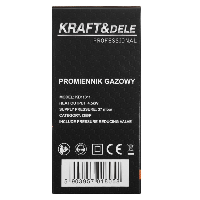 Incalzitor pe gaz 4,5 kW (KD11311) [13]