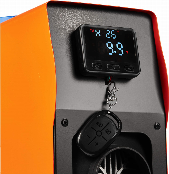 Incalzitor pe motorina 9 kW 12V cu telecomanda si termostat pentru vehicule si spatii mici (KD11782) [7]