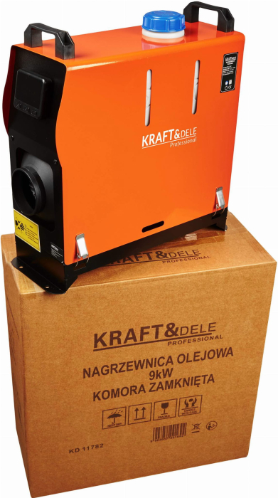 Incalzitor pe motorina 9 kW 12V cu telecomanda si termostat pentru vehicule si spatii mici (KD11782) [11]
