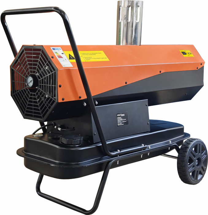 Incalzitor pe ulei 30kW cu ventilator si termostat pentru hale si ateliere (KD5961) [5]