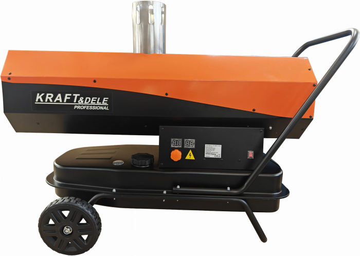 Incalzitor pe ulei 40 kW cu evacuare gaze si termostat pentru hale si spatii mari (KD5962) [4]