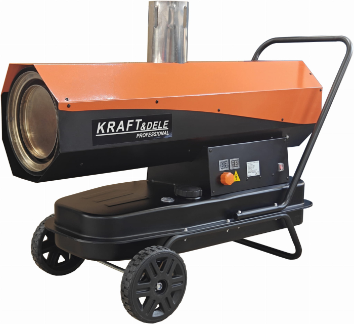 Incalzitor pe ulei 40 kW cu evacuare gaze si termostat pentru hale si spatii mari (KD5962) [8]