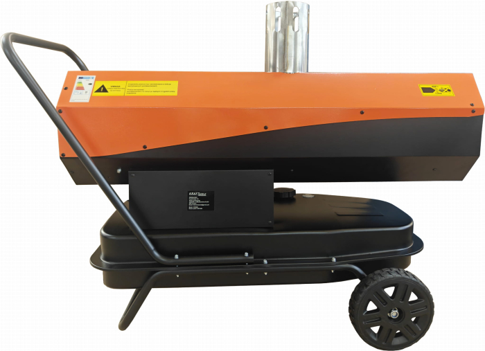 Incalzitor pe ulei 40 kW cu evacuare gaze si termostat pentru hale si spatii mari (KD5962) [3]