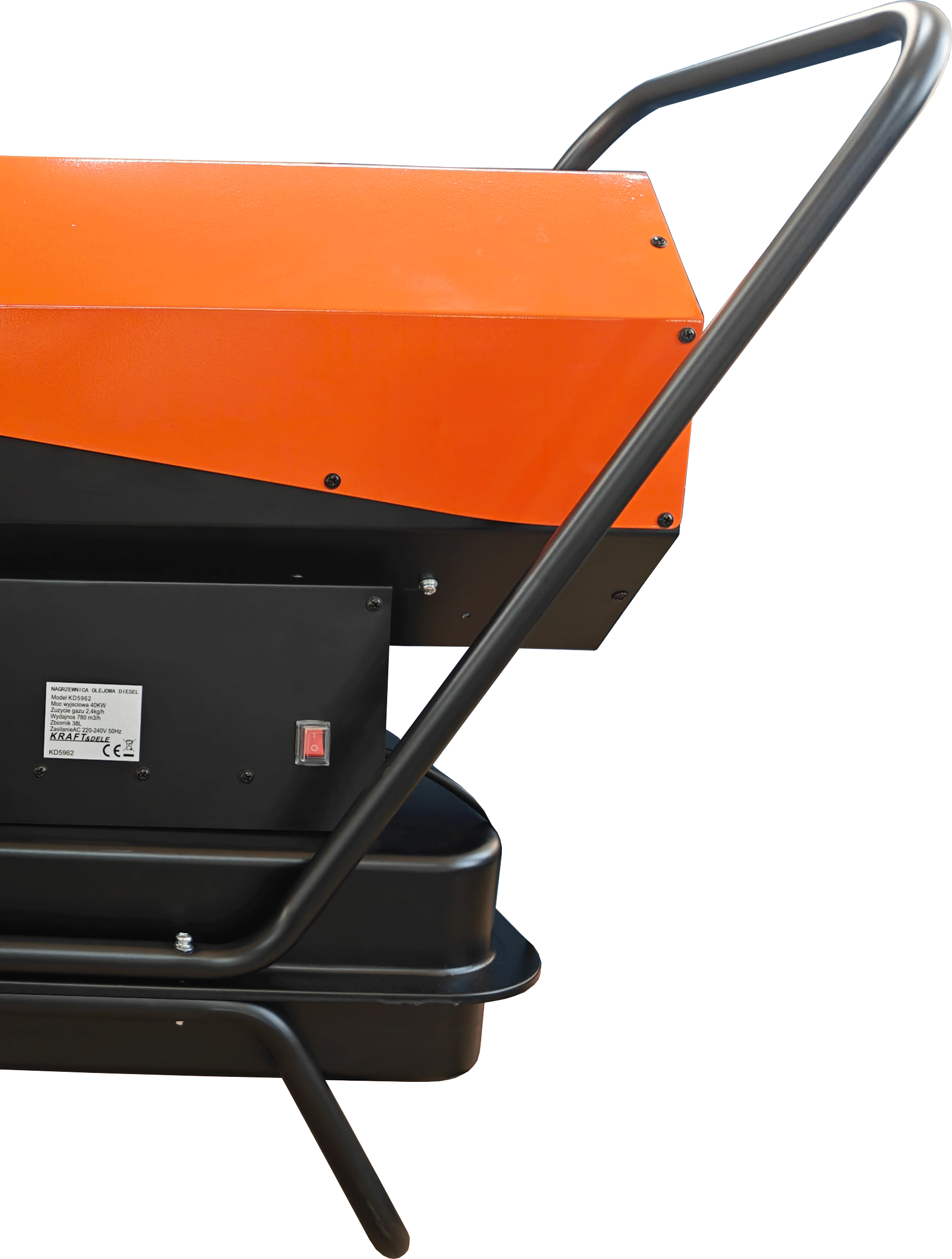 Incalzitor pe ulei 40 kW cu evacuare gaze si termostat pentru hale si spatii mari (KD5962) [7]