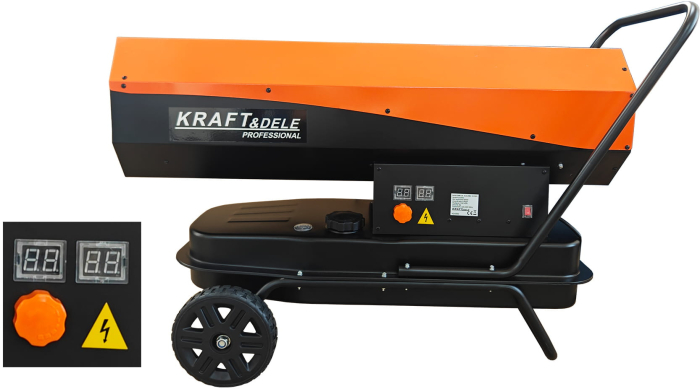 Incalzitor pe ulei 60 kW cu ventilator si termostat pentru incalzire spatii mari (KD5960) [13]