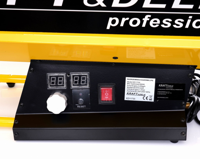 Incalzitor portabil cu motorina 9KW telecomanda 12V 24V 230V LCD (KD11783) [4]