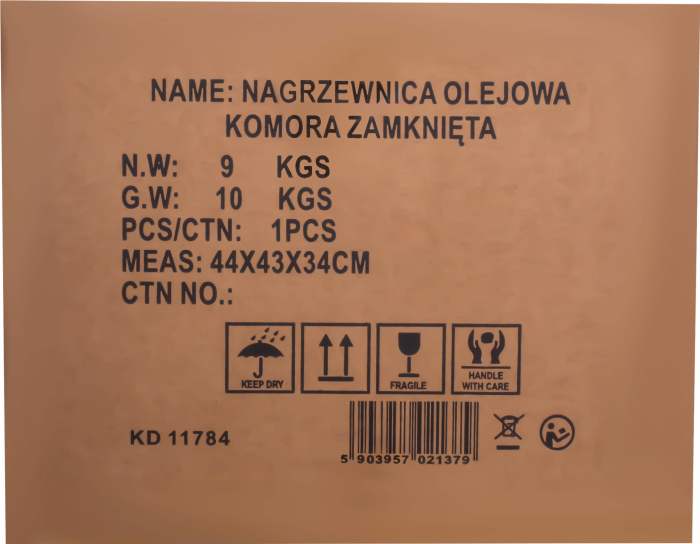 Incalzitor stationar pe motorina 9kW, camera ardere inchisa, display LCD, telecomanda, functie timer (KD11784) [4]