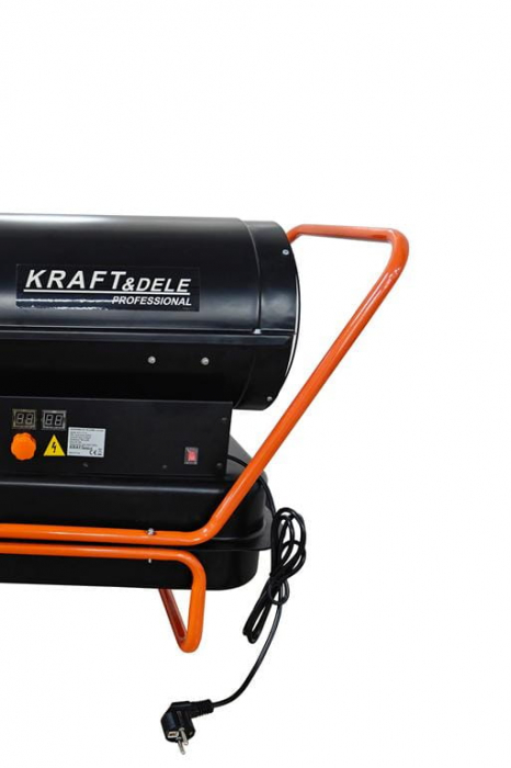 Incalzitor industrial pe ulei motorina tun aer cald caldura 35kW + Termostat (KD11714) [3]