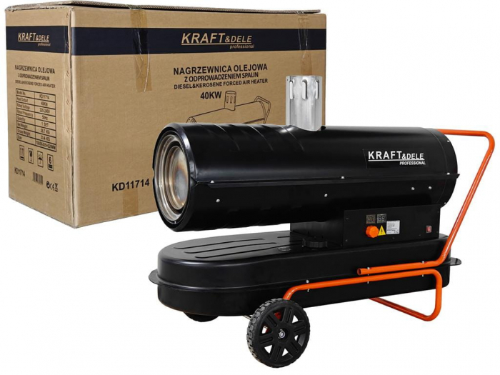 Incalzitor industrial pe ulei motorina tun aer cald caldura 35kW + Termostat (KD11714) [7]