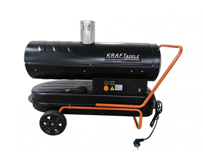 Incalzitor industrial pe ulei motorina tun aer cald caldura 35kW + Termostat (KD11714) [12]