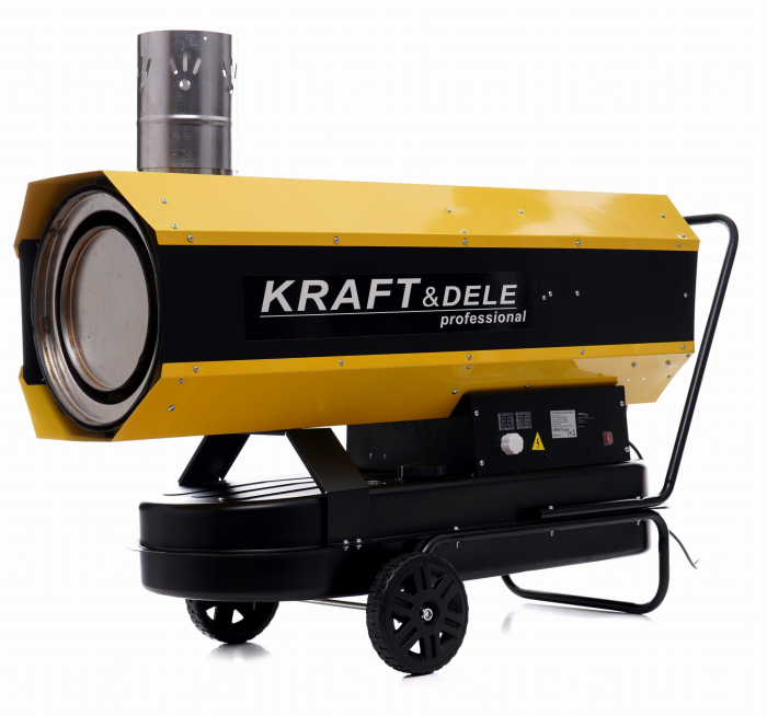 Incalzitor industrial pe ulei motorina tun aer cald caldura 65kW + Termostat (KD11717) [4]