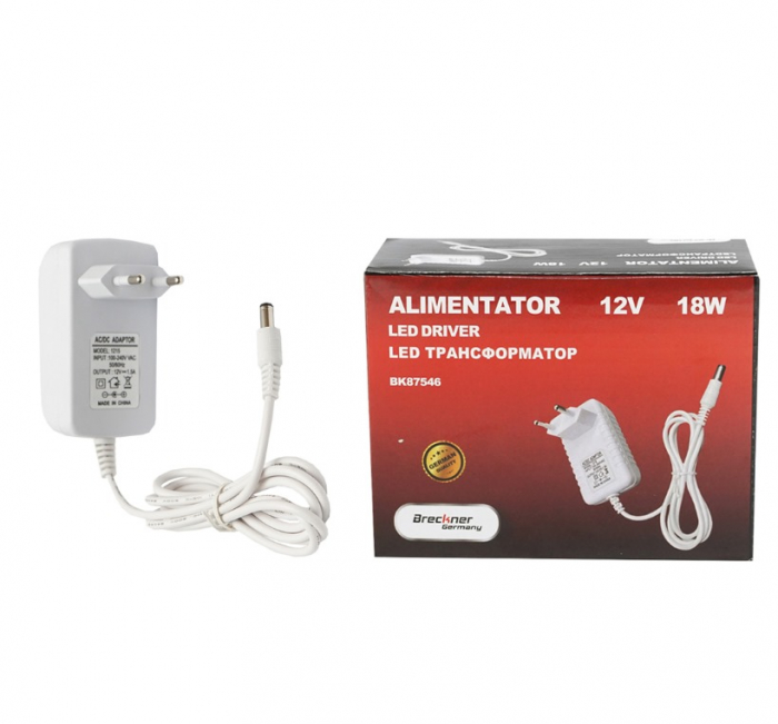Incarcator adaptor 220V-12V 1.5A 1.3m aparat generator impulsuri gard electric (BK87546) [6]