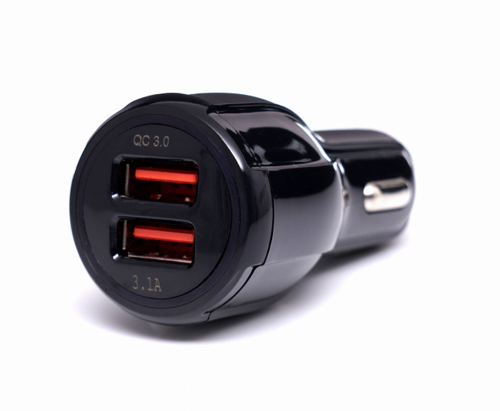 Încărcător auto QUICK CHARGE 2 porturi USB (KD1235) [6]