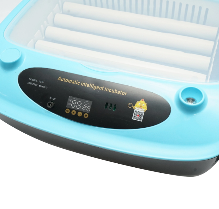 Incubator automat 24 oua 75W, 12V-220V cu rotire automata, control temperatura, umiditate, afisaj digital (DISPM83) [6]