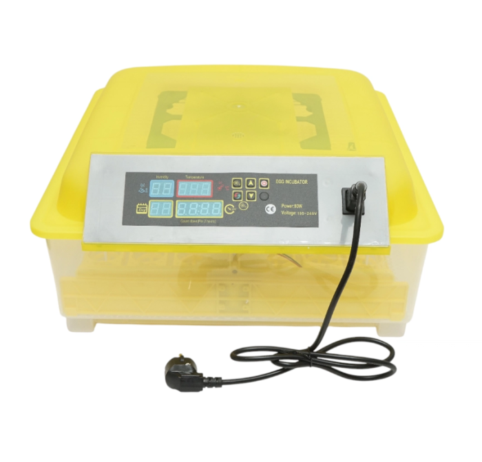 Incubator automat 48 oua 80W, 12V-220V cu rotire automata, control temperatura, umiditate, afisaj digital (DISPM85) [1]