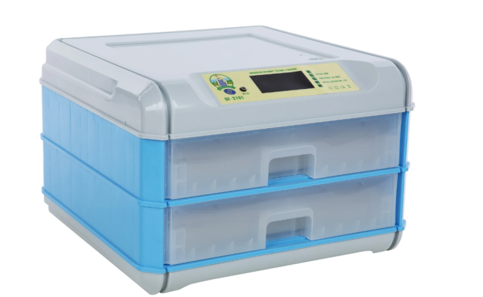 Incubator electric automat 128 oua 2 etaje control temperatura si umiditate alimentare 220V 12V (GF-2101) [2]