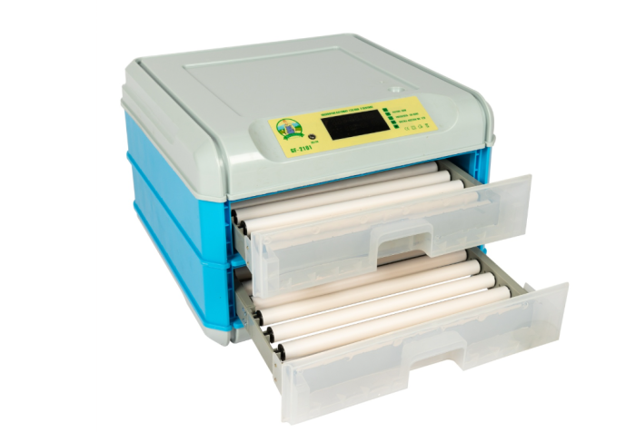 Incubator electric automat 128 oua 2 etaje control temperatura si umiditate alimentare 220V 12V (GF-2101) [4]