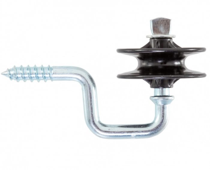 Izolator colt cu fanta rotita gard electric (AGR0106) [6]