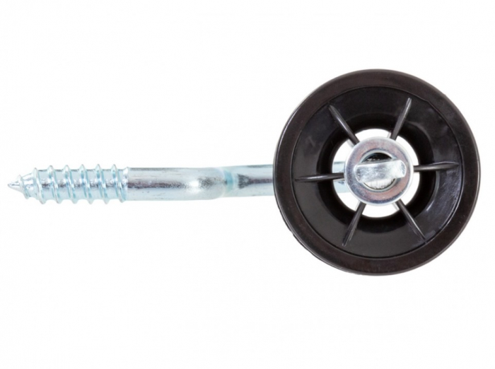 Izolator colt cu fanta rotita gard electric (AGR0106) [3]