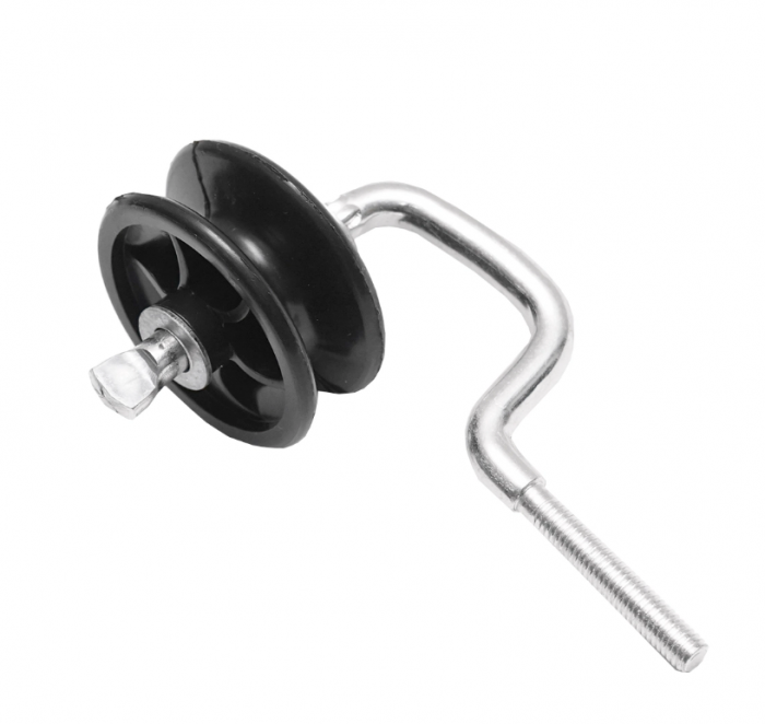 Izolator negru cu filet M6 gard electric DISSR52 (BK87522) [1]