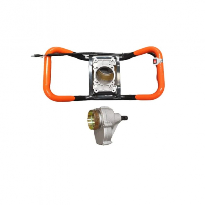 Kit accesoriu adaptor motor motocoasa 2T in motoburghiu (CMP0567) [2]