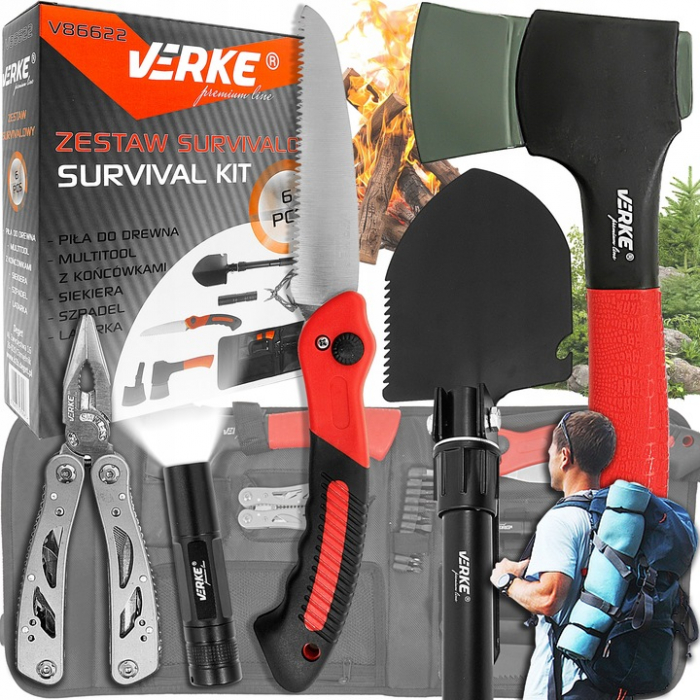 Kit camping drumetie pescuit excursie supravietuire multifunctional (V86622) [3]