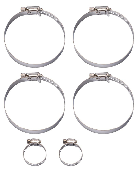 Kit conducte aer pentru incalzitor stationar pe motorina, 43mm si 25mm, cu cleme montaj (PM-AG-8M3-RP) [2]